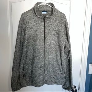 Men’s XL salt & pepper Columbia jacket